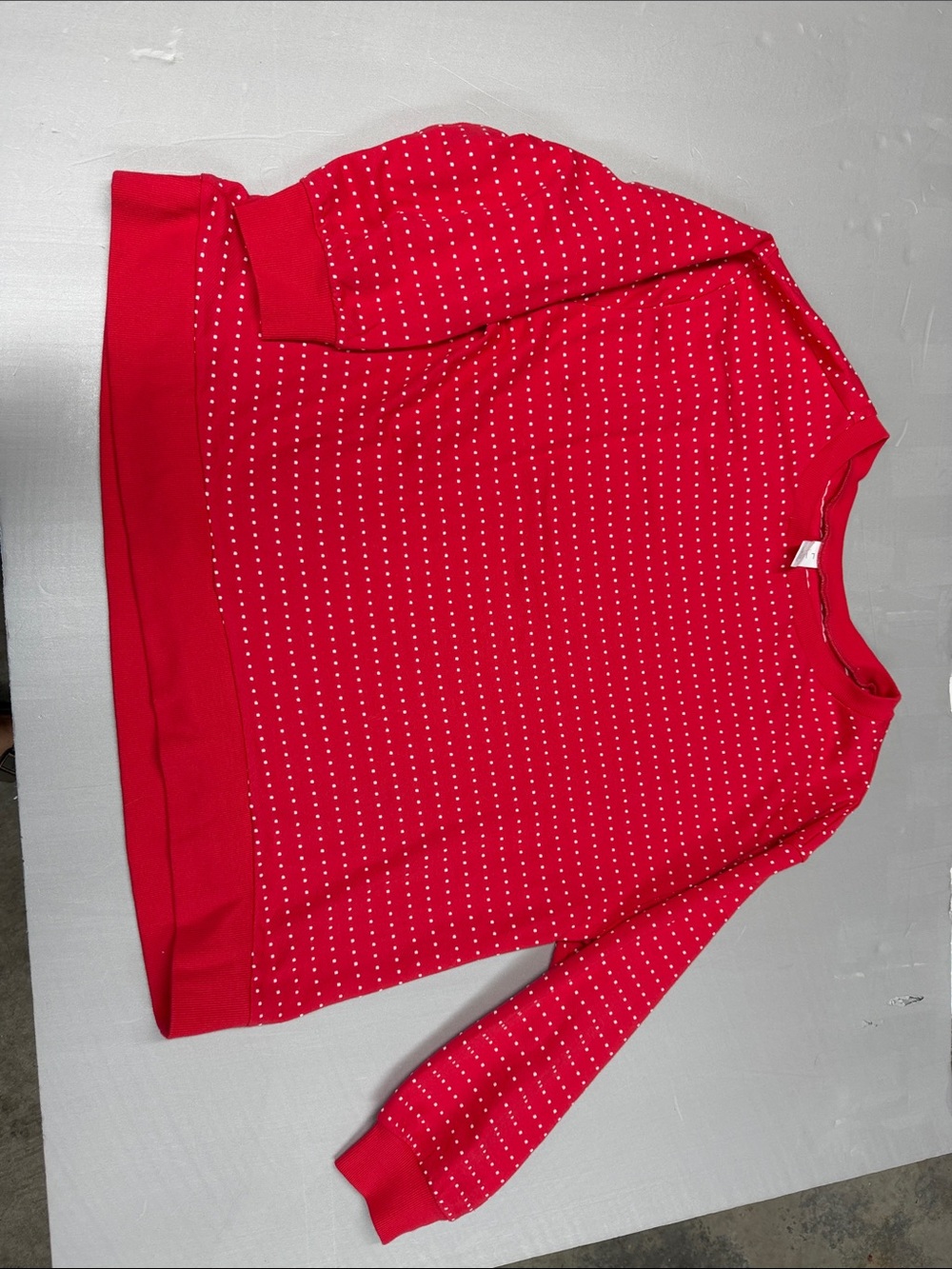 Livi Active Red Dot-Pattern Sweatshirt